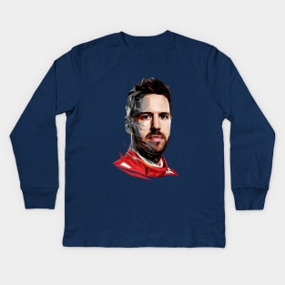 Sebastian Vettel Kids Long Sleeve T-Shirt